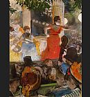 Cafe Concert - At Les Ambassadeurs by Edgar Degas
